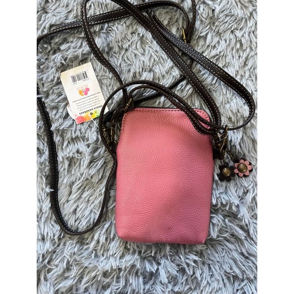 NWT CHALA Crossbody Cell Phone Purse-Women Leather Multicolor Handbag - Picture 5 of 6